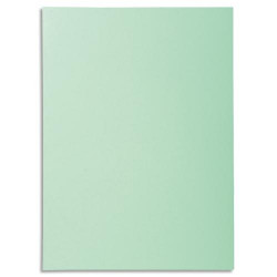 EXACOMPTA Paquet de 100 sous-chemises SUPER 60 en carte 60 grammes coloris vert clair