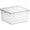 SUNDIS Bo&icirc;te Clear box rangement Polypropyl&egrave;ne Superposable combinable gamme Clear Box 2L 19 xh9x16,6 cm