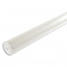 PRONTO Nappe en rouleau papier gaufré Toile de lin - 20x1,18m - Blanc