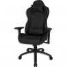 AZGENON Fauteuil gamer Z300 noir, dossier basculant 180&deg;,assise 39x52cm, dossier 55x86cm, Poids max 150kg