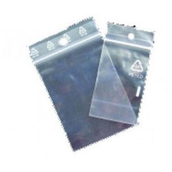 Sachet plastique &agrave; fermeture zip Transparent 50&micro;m 60 mm x 80 mm