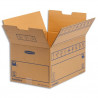 FELLOWES Caisse déménagement Smoothmove C-FLUTE Standard 39L carton ondulé très résistant 10