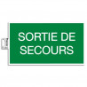 EXACOMPTA Panneau adh&eacute;sif Issue de Secours 35x20 cm 67004E