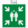 EXACOMPTA Panneau adhésif Point de rassemblement 20x20 cm 67005E