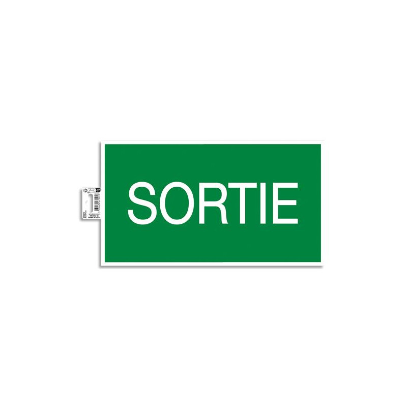 EXACOMPTA Panneau PVC adh&eacute;sif antid&eacute;rapant Sortie 35x20 cm 67007E