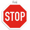 EXACOMPTA Panneau PVC adhésif antidérapant Stop 30 cm 67010E