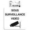 EXACOMPTA Panneau PVC adh&eacute;sif antid&eacute;rapant Surveillance video 10 cm 67041E