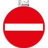 EXACOMPTA Panneau PVC adhésif antidérapant Sens interdit 20 cm 67044E