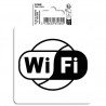 EXACOMPTA Panneau PVC adh&eacute;sif antid&eacute;rapant Wifi 10 cm 67060E