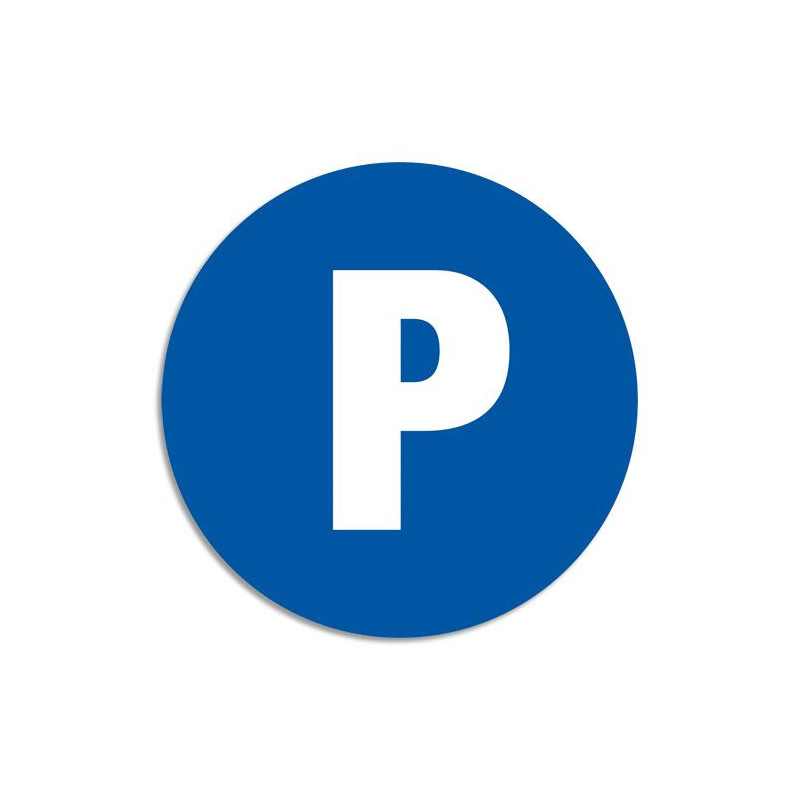 EXACOMPTA Panneau polypropyl&egrave;ne non adh&eacute;sif Parking priv&eacute; 30 cm 67105E