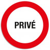 EXACOMPTA Panneau polypropylène non adhésif Privé 30 cm 67108E