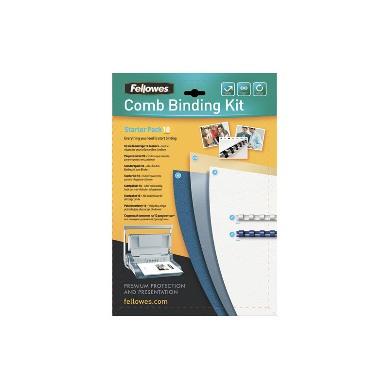 FELLOWES Kit reliure pour 10 dossiers - 5371701