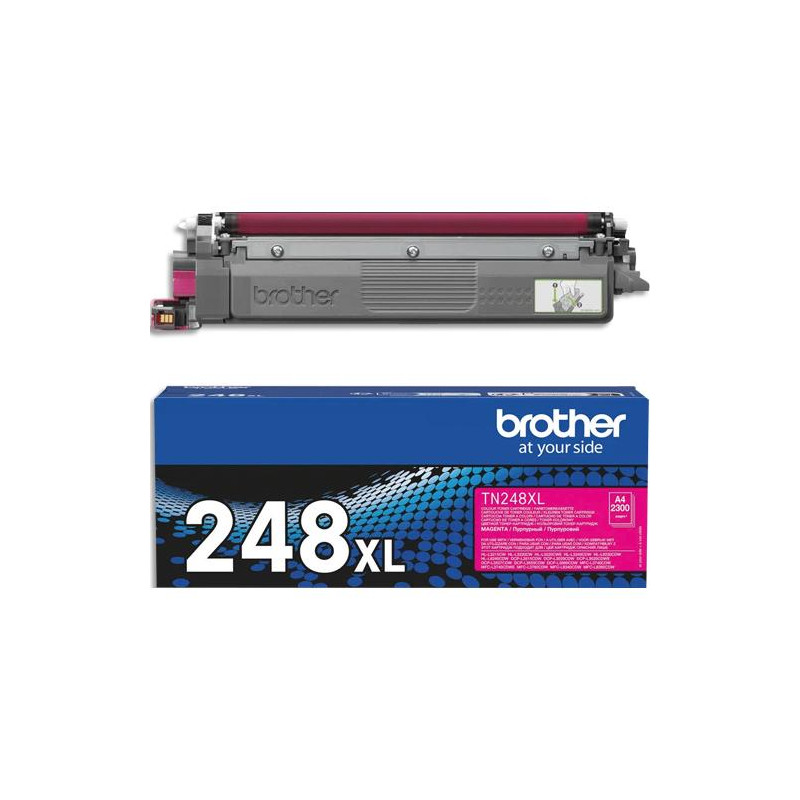 BROTHER Cartouche Laser TN-248 Haute capacit&eacute; (2500 pages) Magenta TN248M