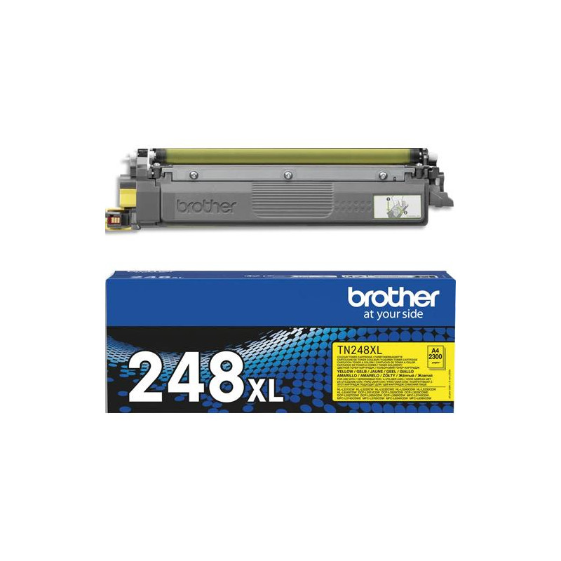 BROTHER Cartouche Laser TN-248 Haute capacit&eacute; (2500 pages) Jaune TN248Y