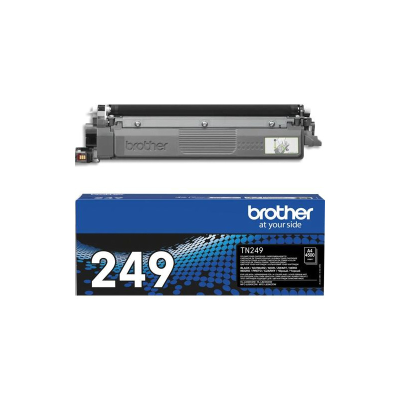 BROTHER Cartouche Laser TN-249 Tr&egrave;s haute capacit&eacute; (4500 pages) Noir TN249BK