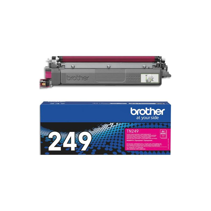 BROTHER Cartouche Laser TN-249 Tr&egrave;s haute capacit&eacute; (4000 pages) Magenta TN249M