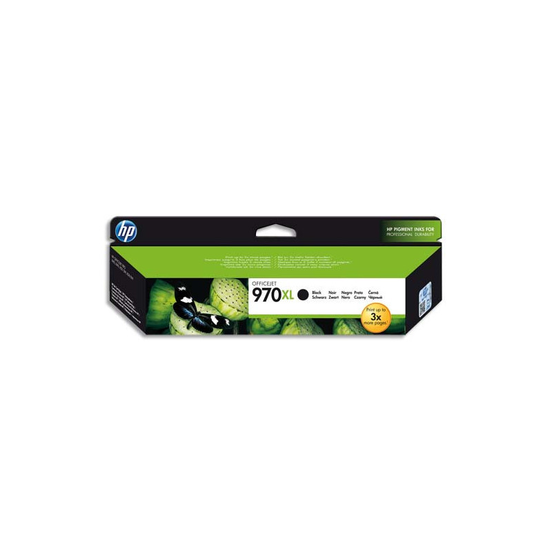 HP Cartouche Jet d'encre Noir 970XL CN625AE