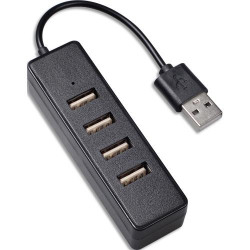 APM Hub USB-A 2.0 4 ports USB-A, noir