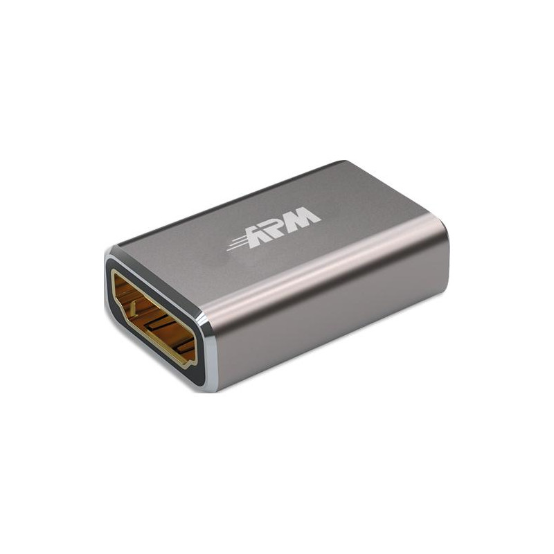 APM Coupleur HDMI 2.1, 8k, femelle / femelle, alu