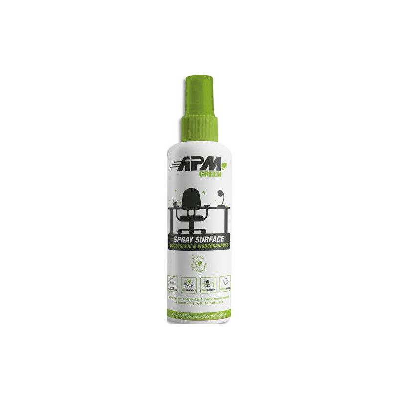 APM Set spray surfaces-universel, &eacute;cologique&#47;green, 250ml+microfibre