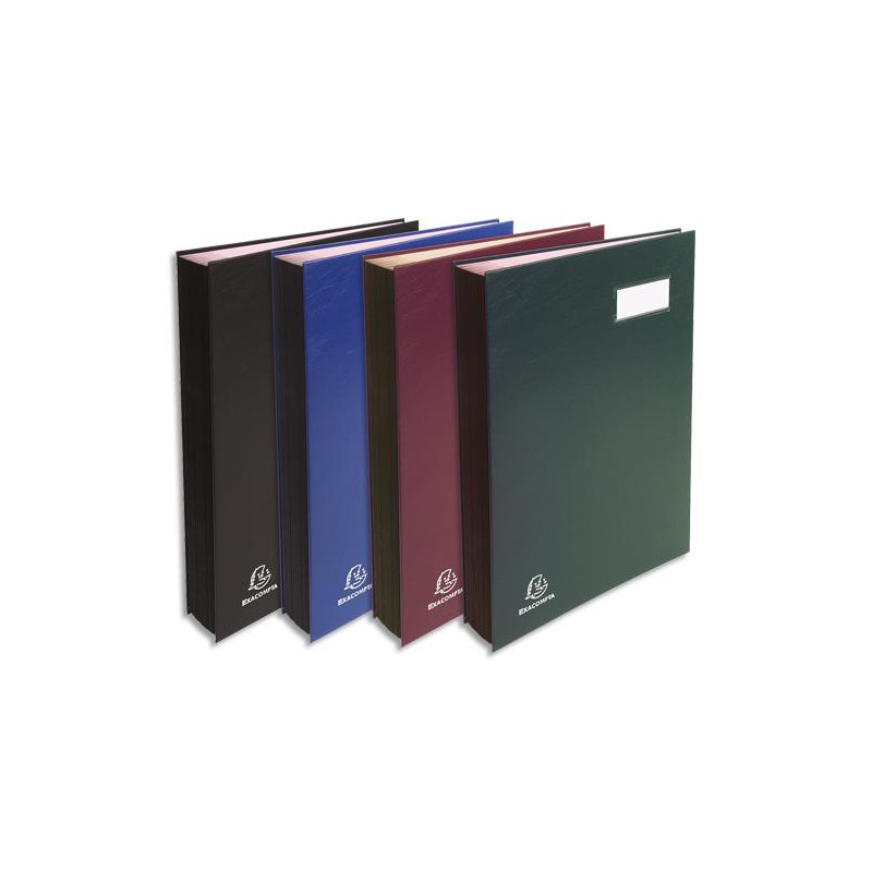 EXACOMPTA Parapheur DIRECTION 24 compartiments couverture plastifiée PVC. Format 24x32cm.Coloris Assortis