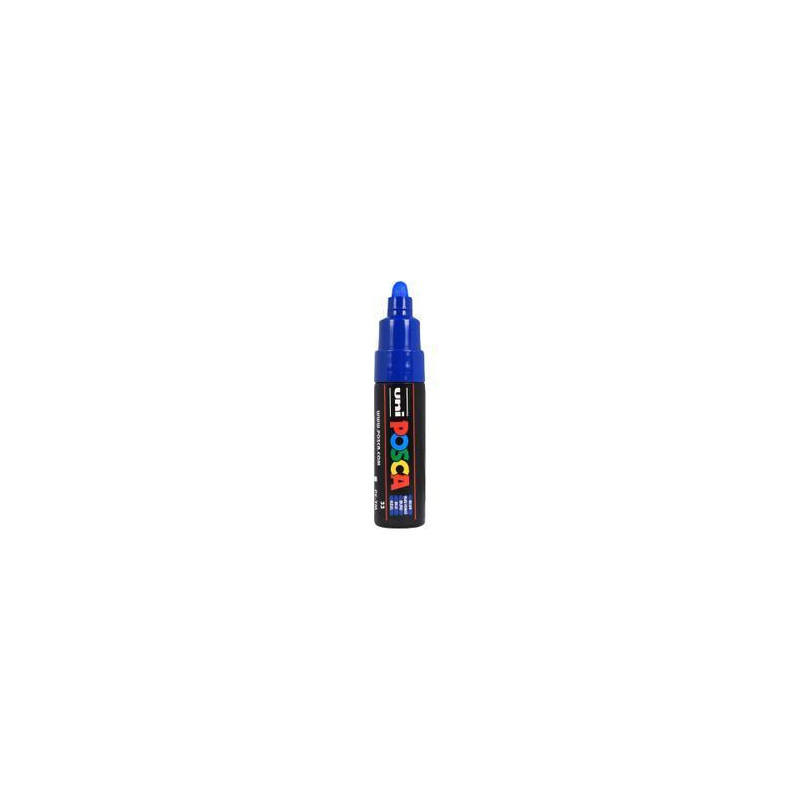 POSCA MARKER Marqueur pointe large conique, &agrave; base d&#39;eau, encre &agrave; pigmentation Bleu Fonc&eacute;