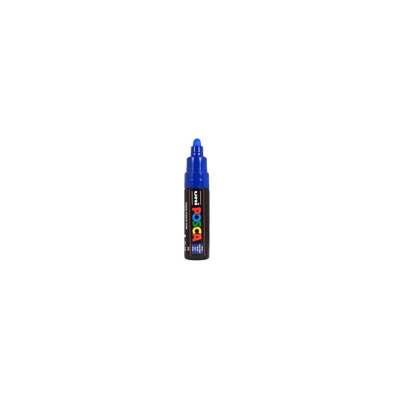 POSCA MARKER Marqueur pointe large conique, à base d'eau, encre à pigmentation Bleu Foncé