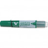 PILOT Marqueur effaçable à sec rechargeable VBOARD MASTER. Pointe biseautée moyenne. Encre liquide vert