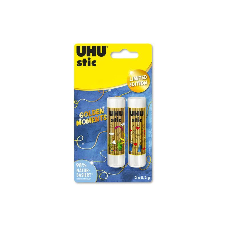 UHU Lot de 2 Stic Blanc 8,2G Edition limit&eacute;e GOLD