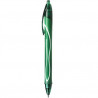 BIC Intensity Quick Dry Stylos-Gel R&eacute;tractables Pointe Moyenne (0,7 mm). Couleur Verte