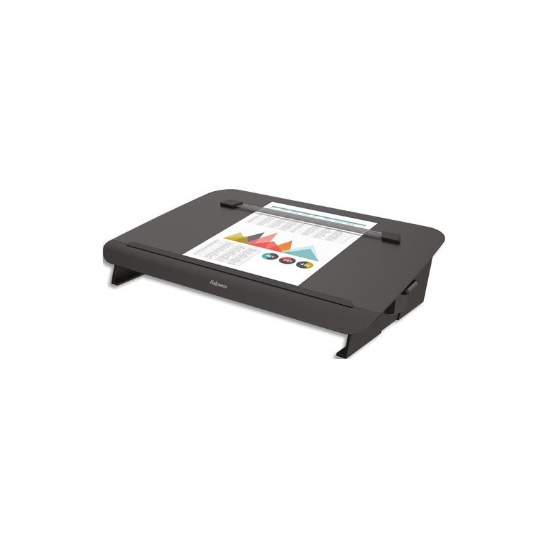 FELLOWES Porte-documents HANA Noir - 5 réglages de la hauteur et de l'inclinaison de la plateforme