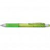 PENTEL Porte mines Energize avec un grip caoutchouc et gomme. Mines 0.7mm. Coprs translucide vert clair