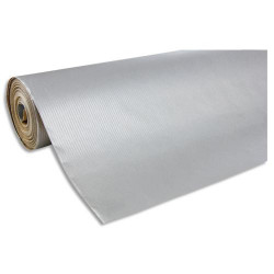 CLAIREFONTAINE Rouleau papier kraft Unicolor 60g. Dimensions 50x0,70m. Coloris argent