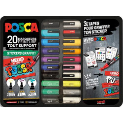 POSCA Mallette STICKERS...