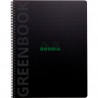 RHODIA Cahier à spirale polypropylène recyclé GREENBOOK 23,5x29,7cm 160 pages recyclées 90g lign&ea