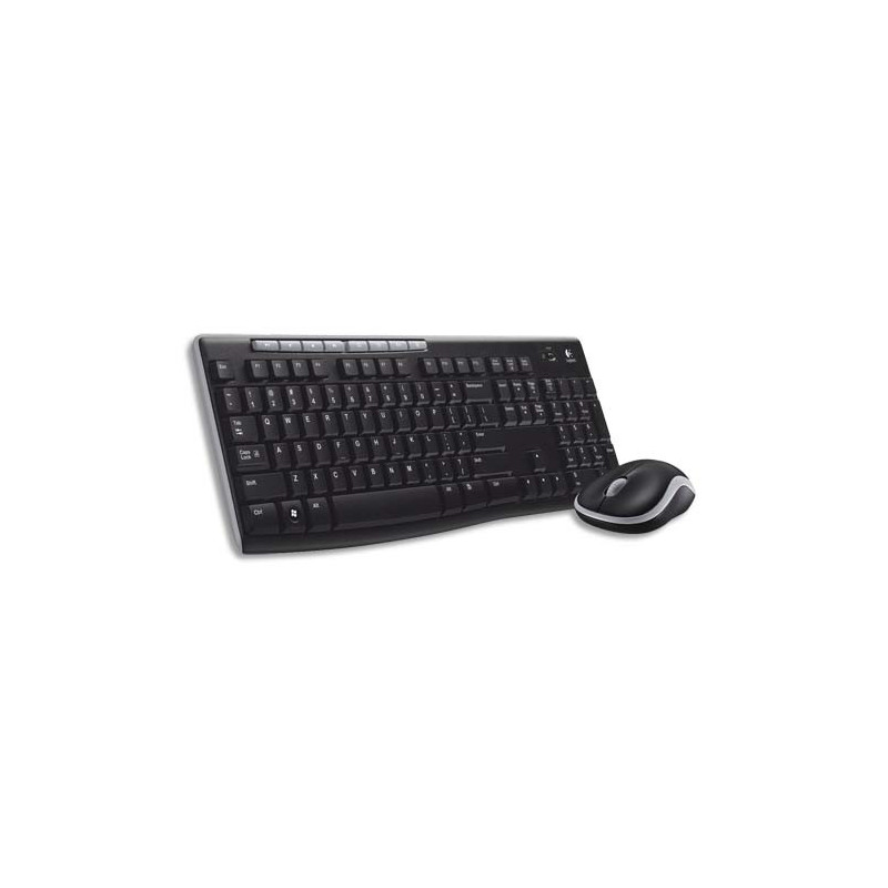 LOGITECH Ensemble Clavier et souris sans fil MK270 920-004510