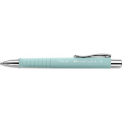 FABER CASTELL Stylo-bille Poly Ball XB Corps : caribic Bleu, Encre : Bleu