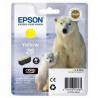 EPSON Cartouche jet d'encre N&deg;26 - Ours polaire - T2614 - Jaune - C13T26144012