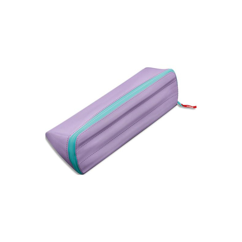 MAPED Trousse ouverture xxL, réversible et personnalisable. Polyester. Pastel Purple pailletée