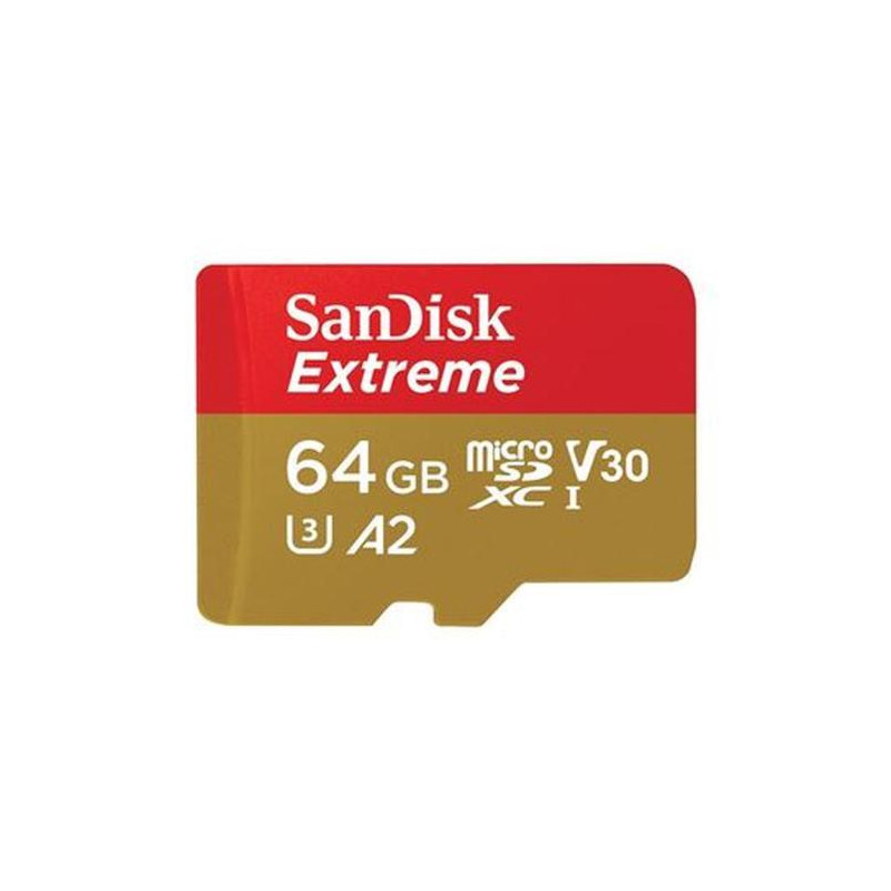 SANDISK Micro SD 64 Go Extreme V30 SDSQXAH064G