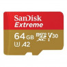 SANDISK Micro SD 64 Go Extreme V30 SDSQXAH064G