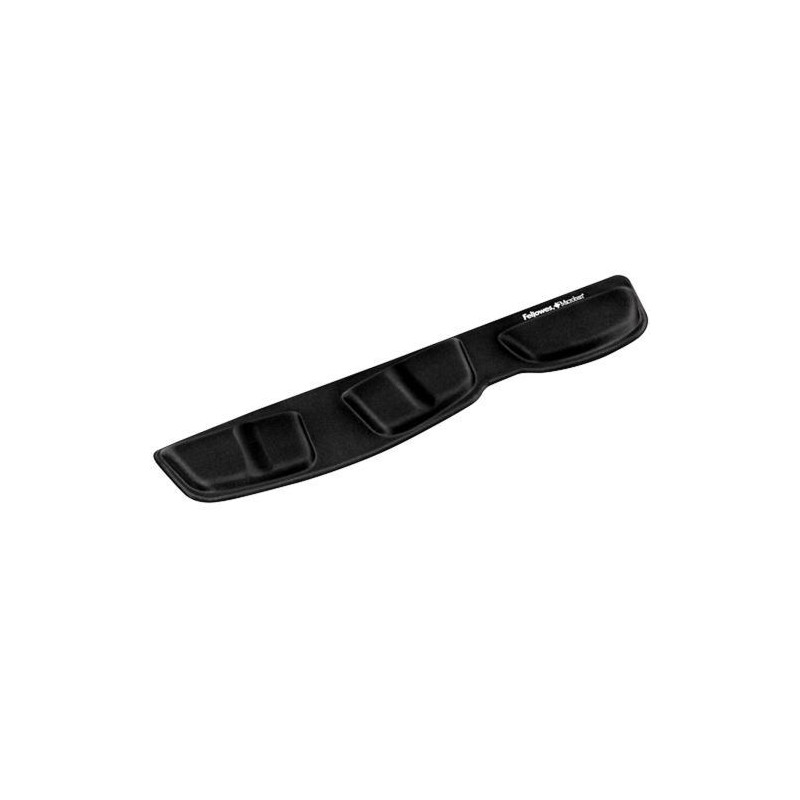 FELLOWES Repose poignet pour clavier en mousse Lycra à mémoire de forme Noir