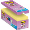 POST-IT PACK AVANTAGE DE 14+2 blocs repositionnable Super Sticky de 90 feuilles. Format 76 x 76 mm. Jaune