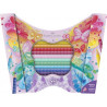 FABER CASTELL Coffret Sparkle Papillon. 20 crayons de couleurs pailletés dont 8pastels+ stickers papillon