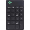 R-GO TOOLS Clavier ergonomique sans fil NUMPAD BREAK. Connexion Bluetooth, rechargeable. Noir