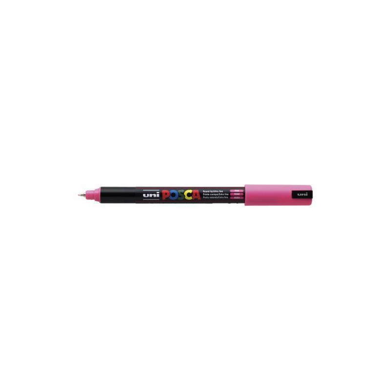 POSCA MARKER Marqueur pointe calibrée extra-fine, à base d'eau, encre à pigmentation Rose