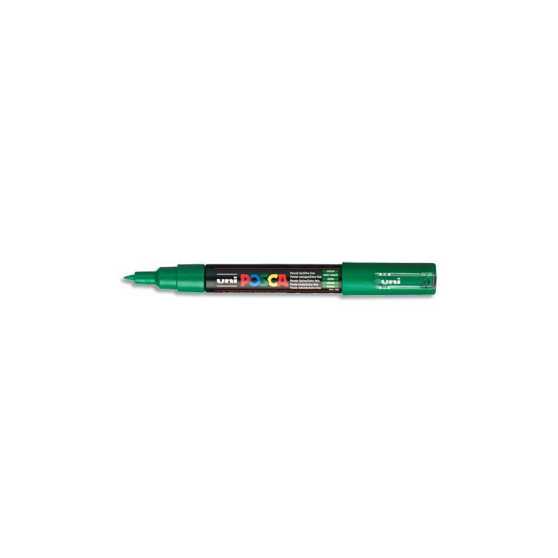 POSCA MARKER Marqueur pointe conique extra-fine, à base d'eau, encre à pigmentation Vert Foncé