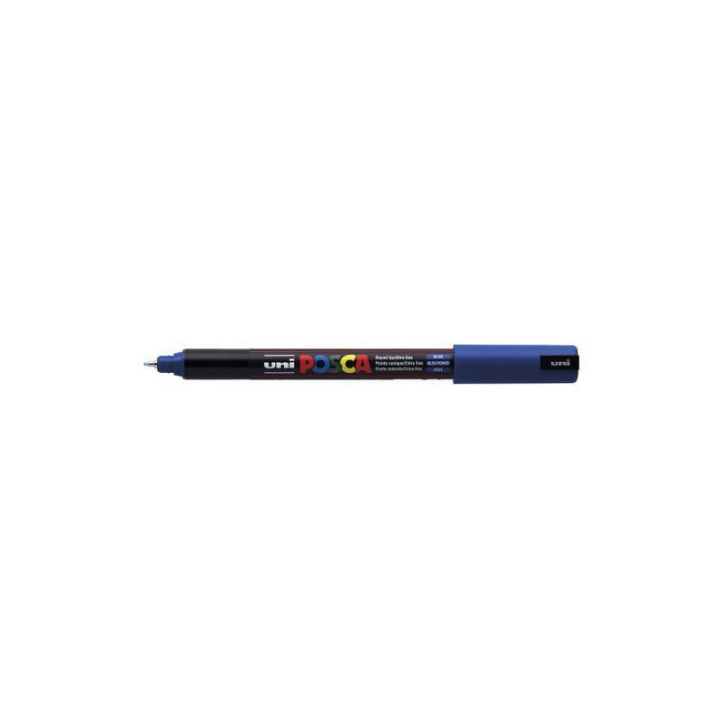 POSCA MARKER Marqueur pointe calibrée extra-fine, à base d'eau, encre à pigmentation Bleu Foncé