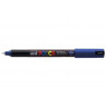POSCA MARKER Marqueur pointe calibrée extra-fine, à base d'eau, encre à pigmentation Bleu Foncé