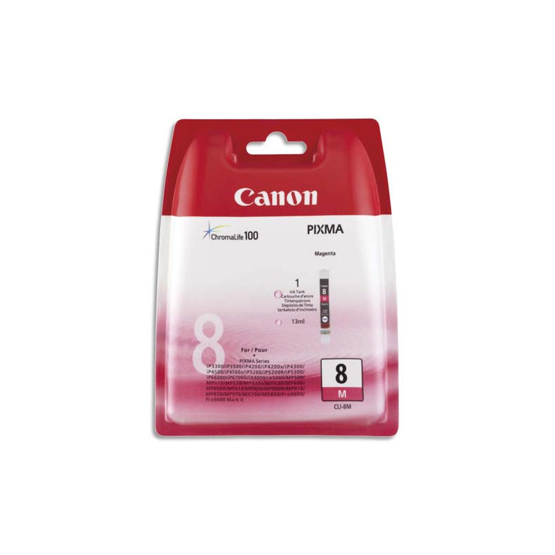 CANON Cartouche Jet d'encre Magenta CLI8M